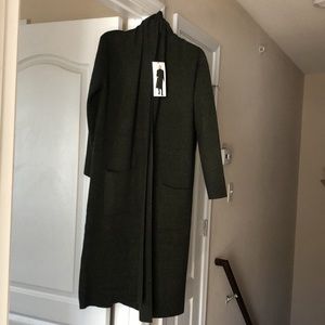 Maxsport long cardigan olive green Medium